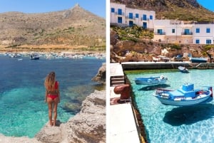 From Trapani: Favignana and Levanzo Mini Cruise with Lunch