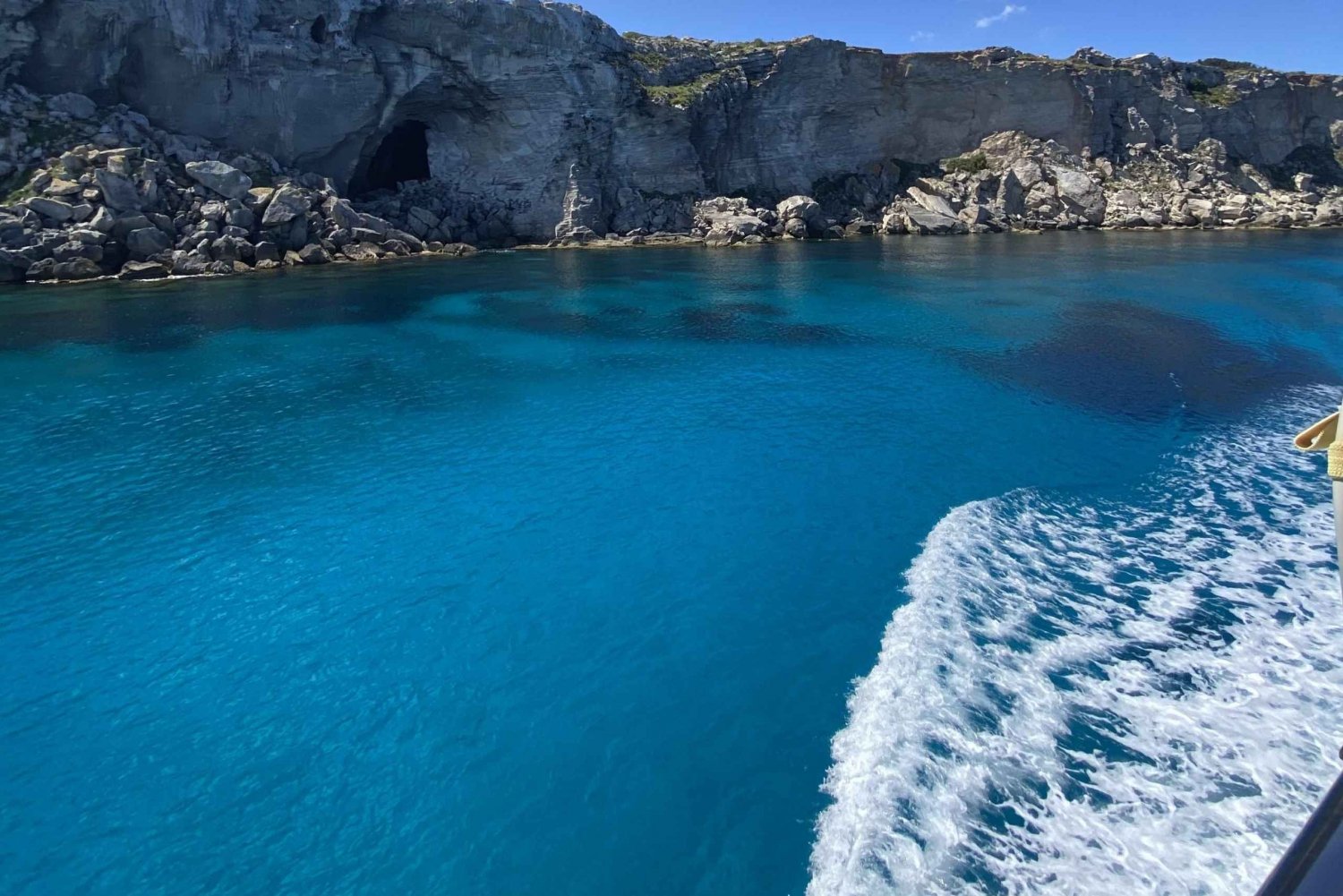 From Trapani: Favignana and Levanzo Motorboat Cruise