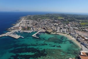 Trapanista: Trapaniasta: Favignana ja Levanzo Shuttle Tour