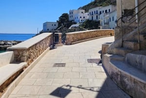 Trapanista: Trapaniasta: Favignana ja Levanzo Shuttle Tour