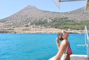 Trapanista: Trapaniasta: Favignana ja Levanzo Shuttle Tour