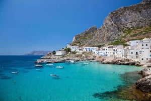 Depuis Trapani : visite en navette de Favignana et Levanzo