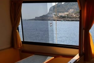 Depuis Trapani : visite en navette de Favignana et Levanzo