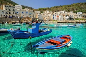 De Trapani: Cruzeiro de dia inteiro para Favignana e Levanzo
