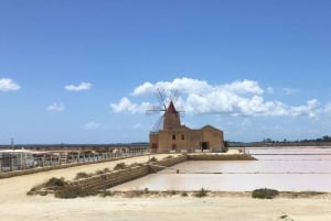 From Trapani: Stagnone Islands of Marsala and salt pans