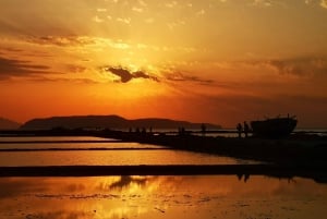 From Trapani: Stagnone Islands of Marsala and salt pans