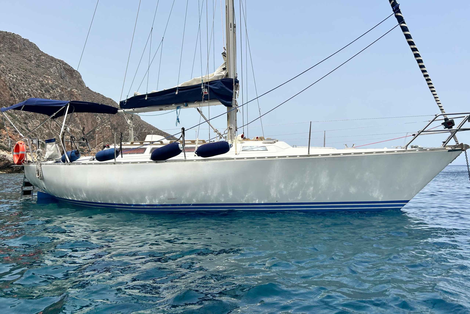 Von TrapaniEgadiIslands Segeltour mit Mittagessen auf dem Boot