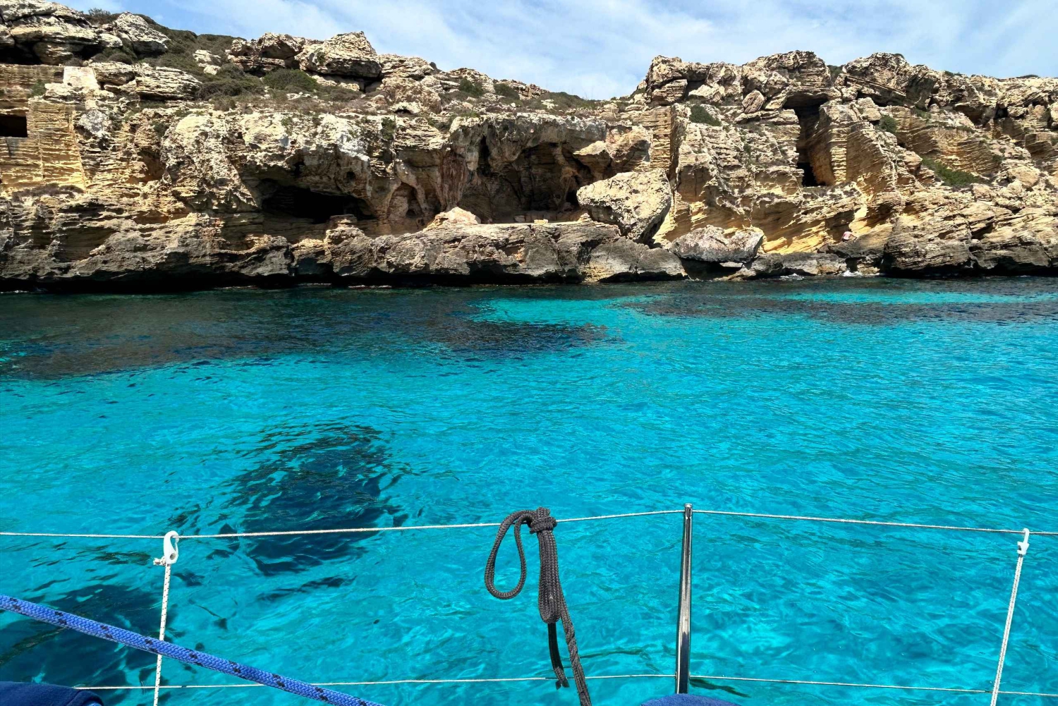 Da TrapaniEgadiIsole Tour in barca a vela con pranzo in barca