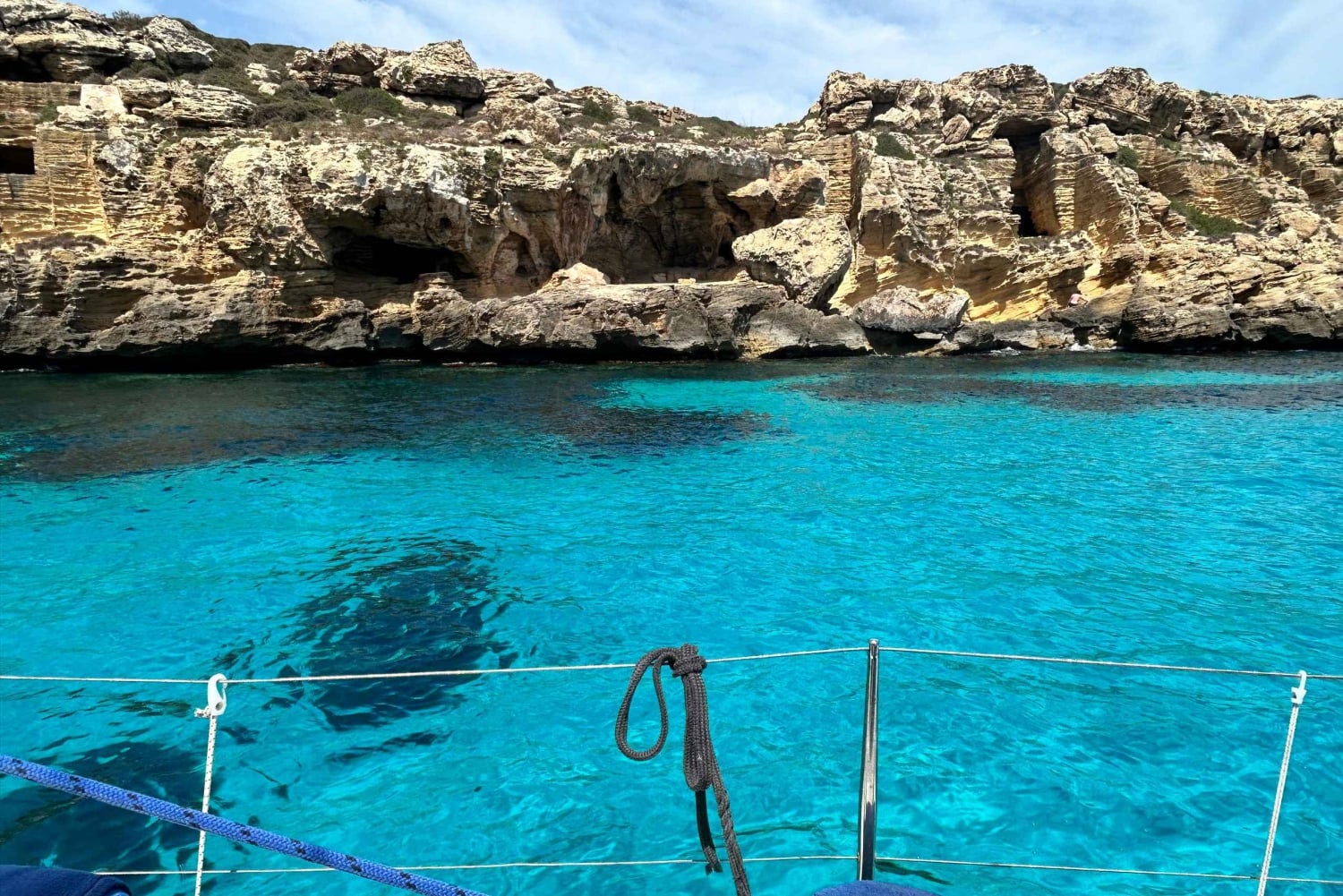 Fra TrapaniEgadiIslands seiltur med lunsj på båten