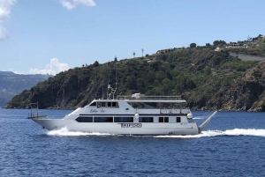From Tropea: Full Day Lipari, Panarea, & Stromboli Boat Trip