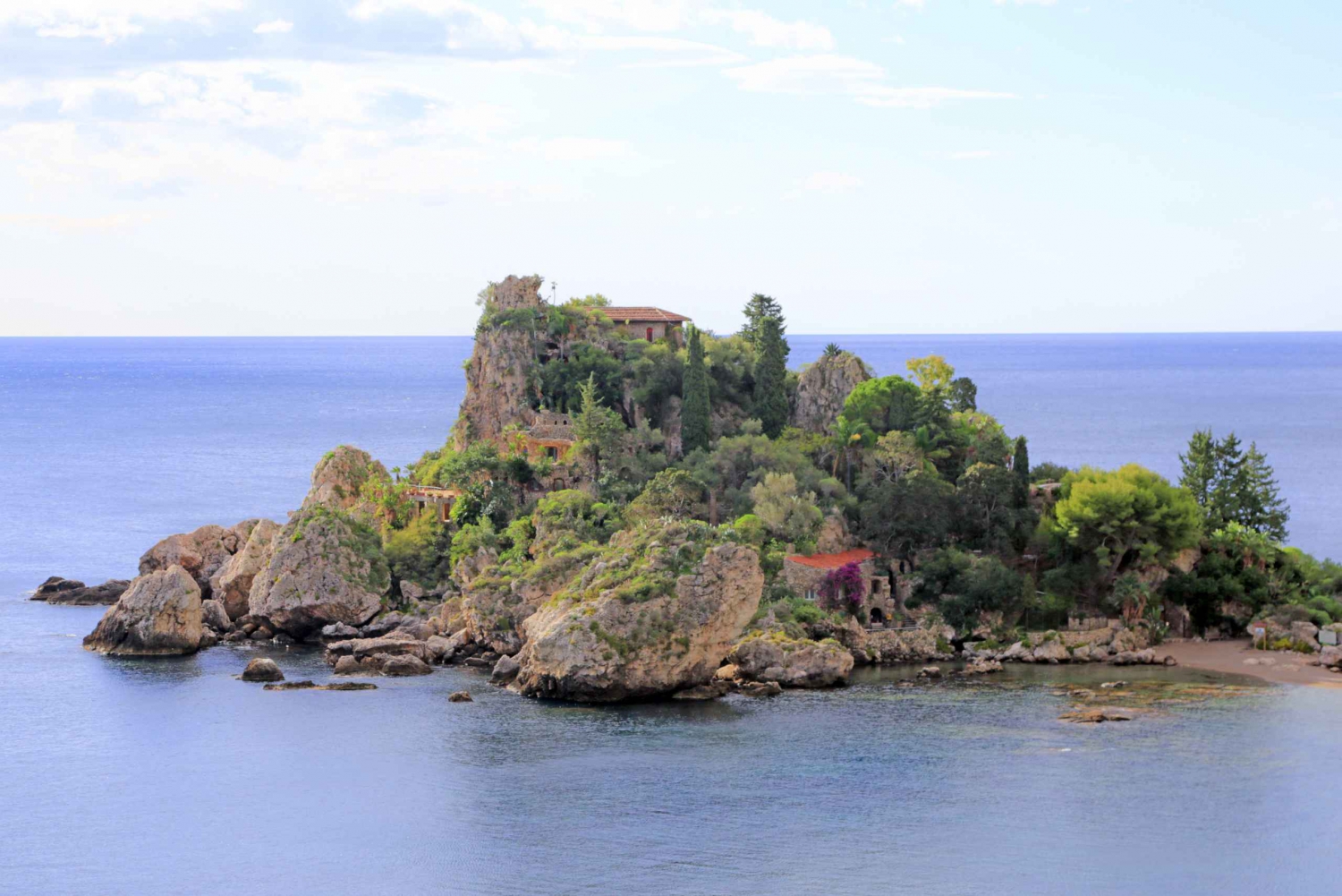 From Tropea: Full-Day Tour to Taormina in Sicily