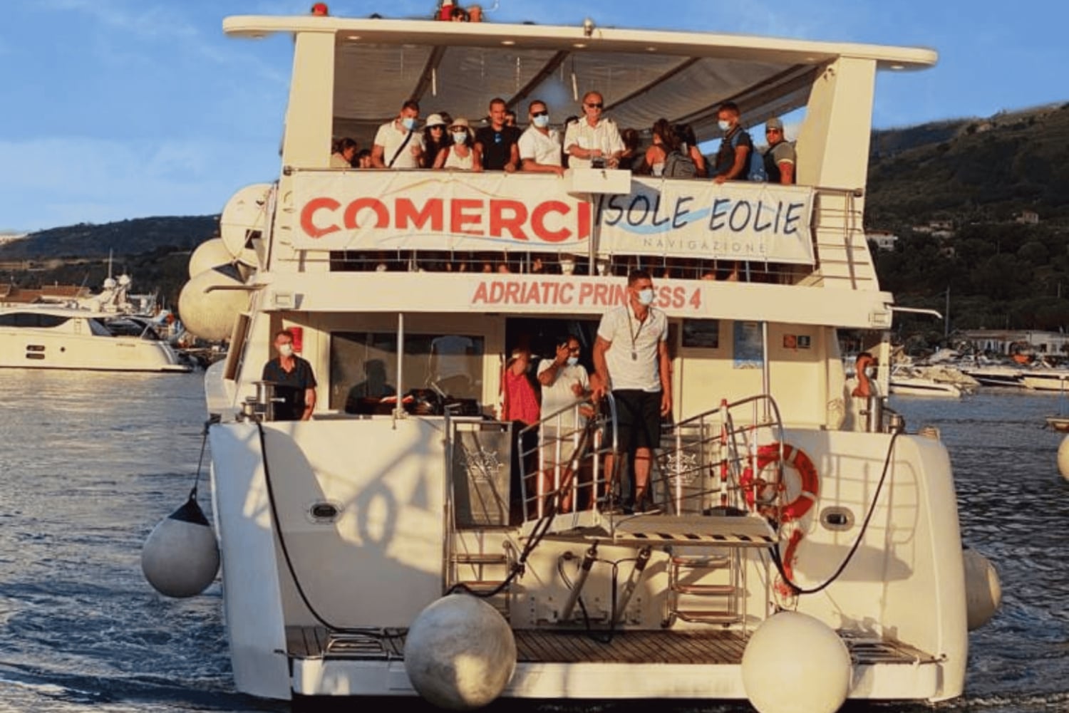 Von Tropea: Lipari Panarea Stromboli Nachtkreuzfahrt
