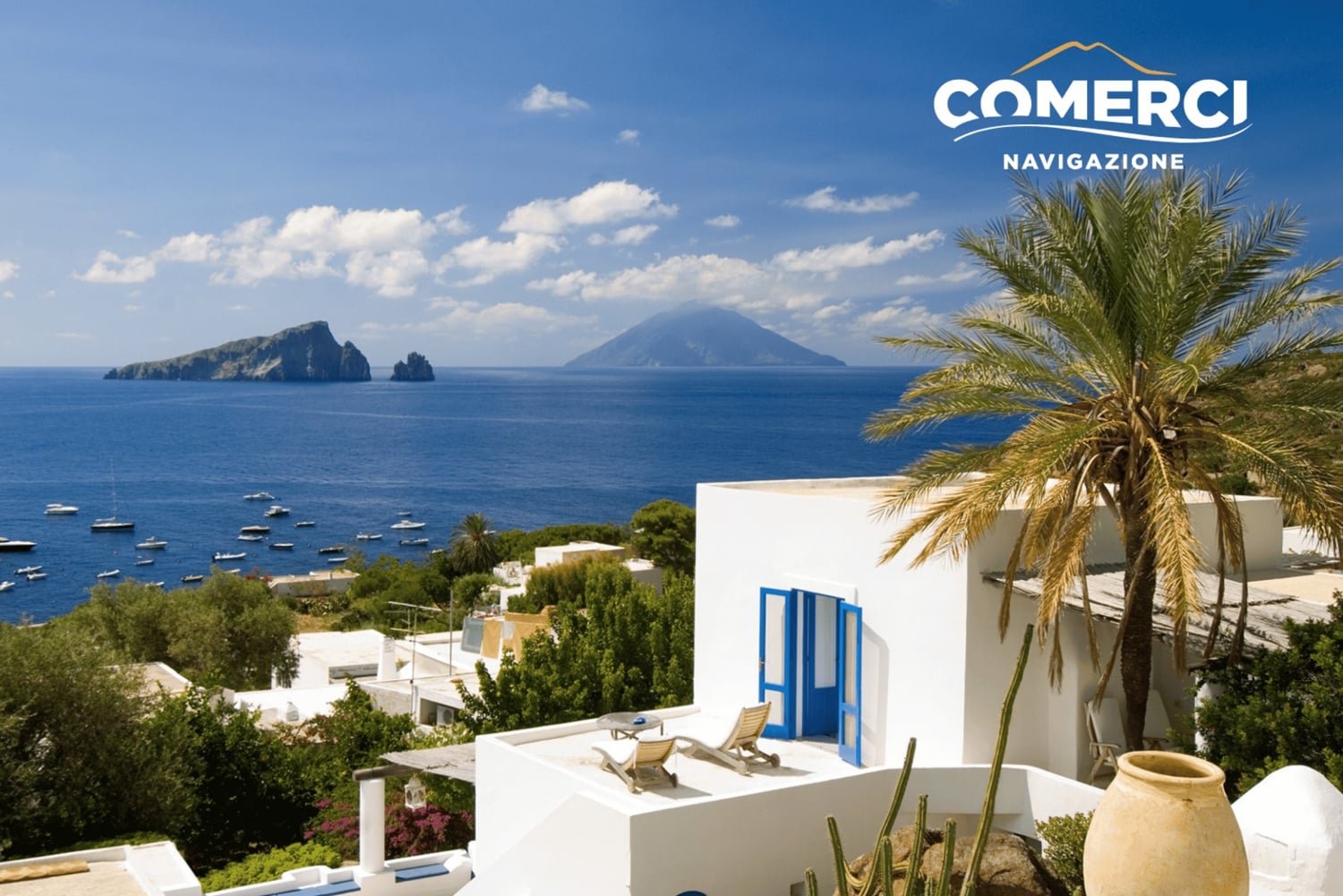 Da Tropea: Isola di Panarea e Vulcano Stromboli di notte