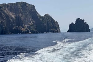 Tropeasta: Vulcano Lipari Sciara päivällä