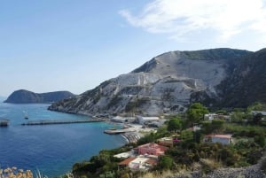 Tropeasta: Vulcano Lipari Sciara päivällä