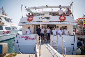 Tropeasta: Vulcano Lipari Sciara päivällä