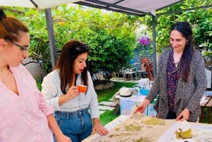 Furci Siculo: Öko-Druck-Workshop mit sizilianischen Pflanzen