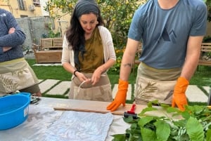 Furci Siculo: Öko-Druck-Workshop mit sizilianischen Pflanzen