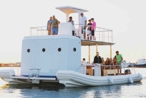 Giardini Naxos: Tour al tramonto in catamarano con i delfini con Aperetif