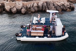 Giardini Naxos: Tour al tramonto in catamarano con i delfini con Aperetif