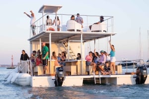 Giardini Naxos: Tour al tramonto in catamarano con i delfini con Aperetif