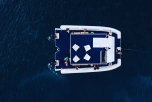 Giardini Naxos: Tour al tramonto in catamarano con i delfini con Aperetif