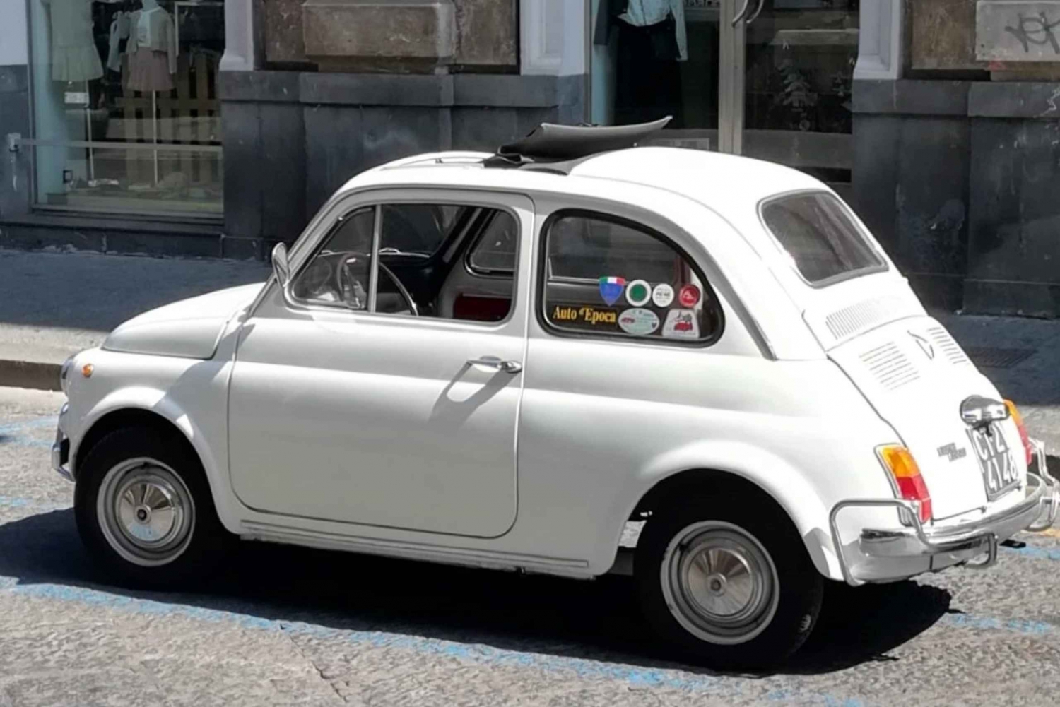 Giardini Naxos or Taormina: Godfather Tour in a Vintage Car