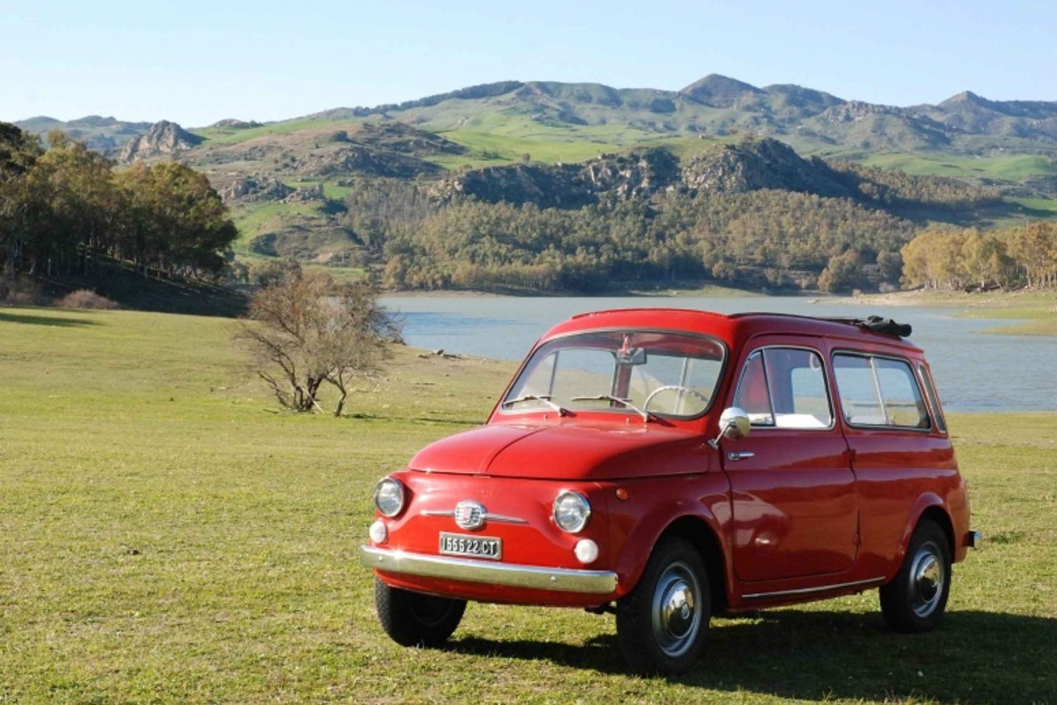 Giardini Naxos or Taormina: Godfather Tour in a Vintage Car