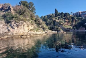 Boat excursion Giardini Naxos Taormina with swimming break