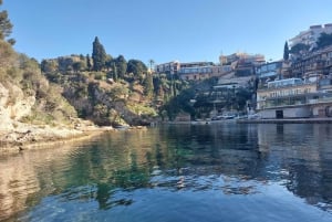Boat excursion Giardini Naxos Taormina with swimming break
