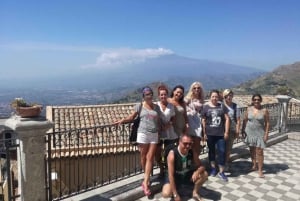 From Catania: Giardini Naxos, Taormina, and Castelmola Tour