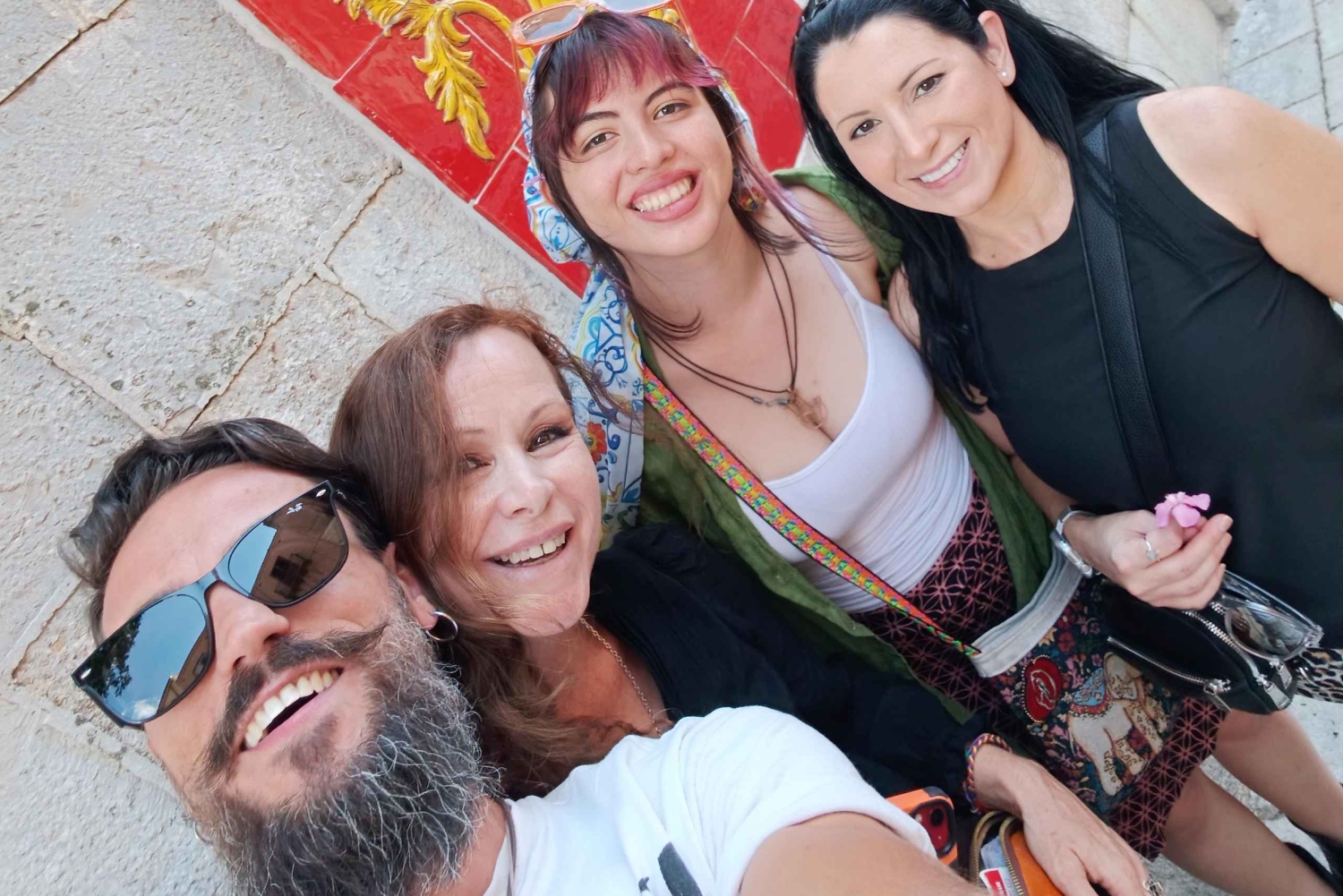 Passeio dos padrinhos em Corleone com o Leoluca