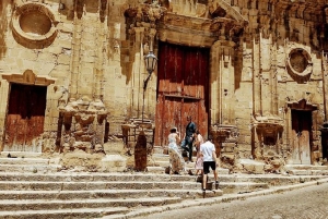 Passeio dos padrinhos em Corleone com o Leoluca