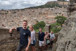 Passeio dos padrinhos em Corleone com o Leoluca