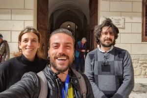 Passeio dos padrinhos em Corleone com o Leoluca