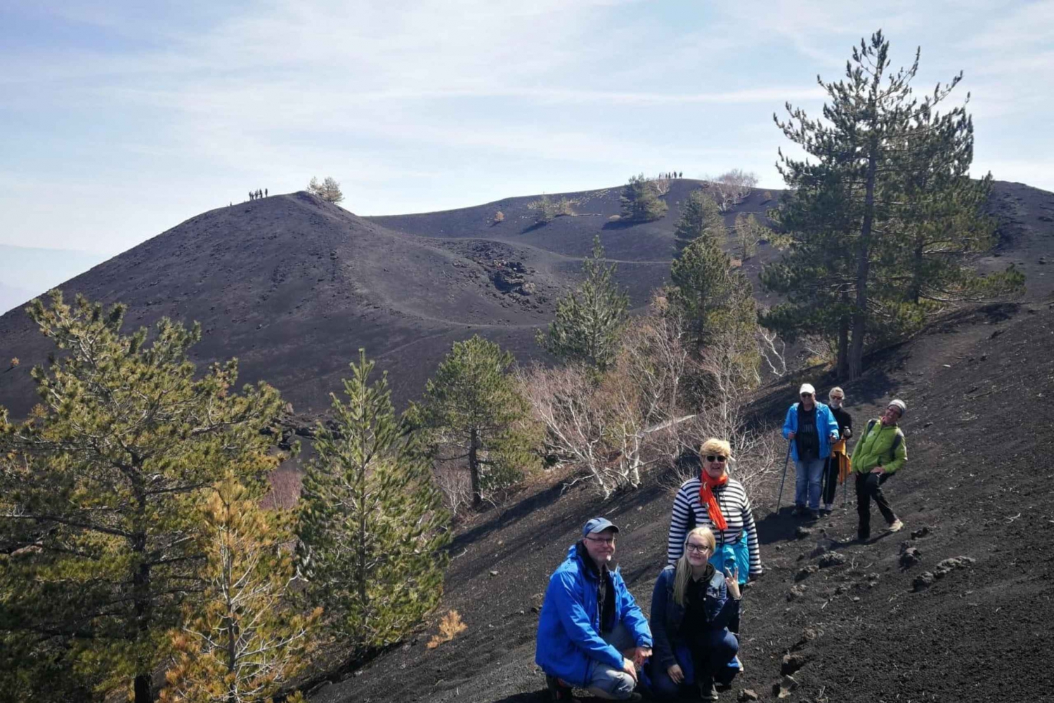 Senderismo guiado por el volcán Etna con traslado desde Siracusa