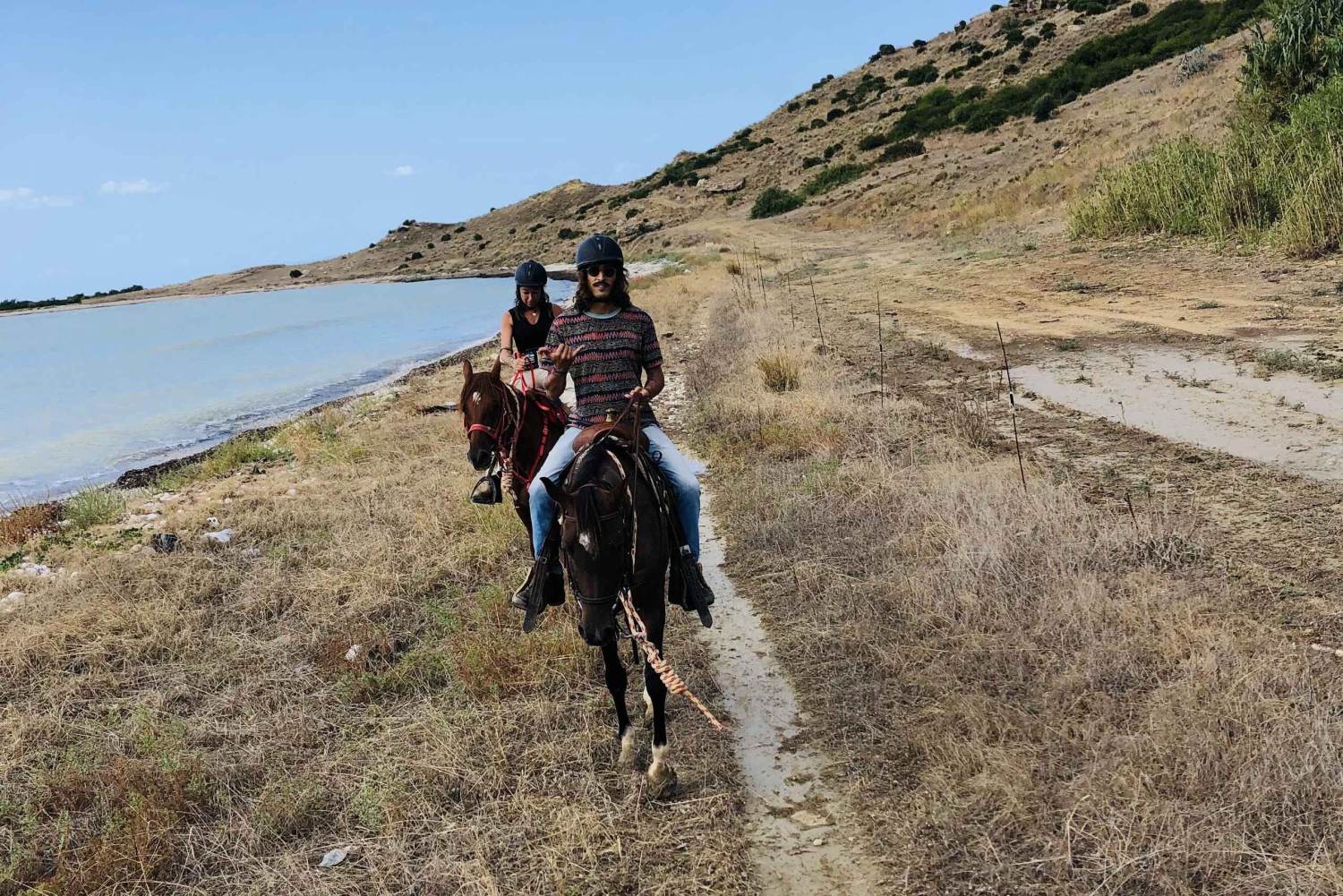 Horseback riding in the beaches of Sciacca