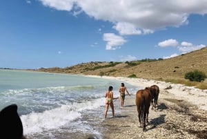 Ridning på Sciaccas strande