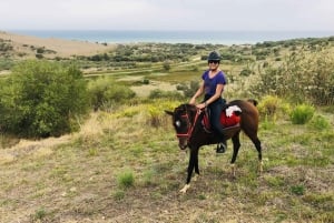 Horseback ride to Caltabellotta and brunch with a shepherd
