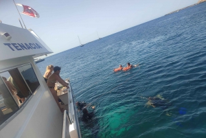 Isole Egadi: Tagestour auf dem Meer mit Verkostung lokaler Speisen