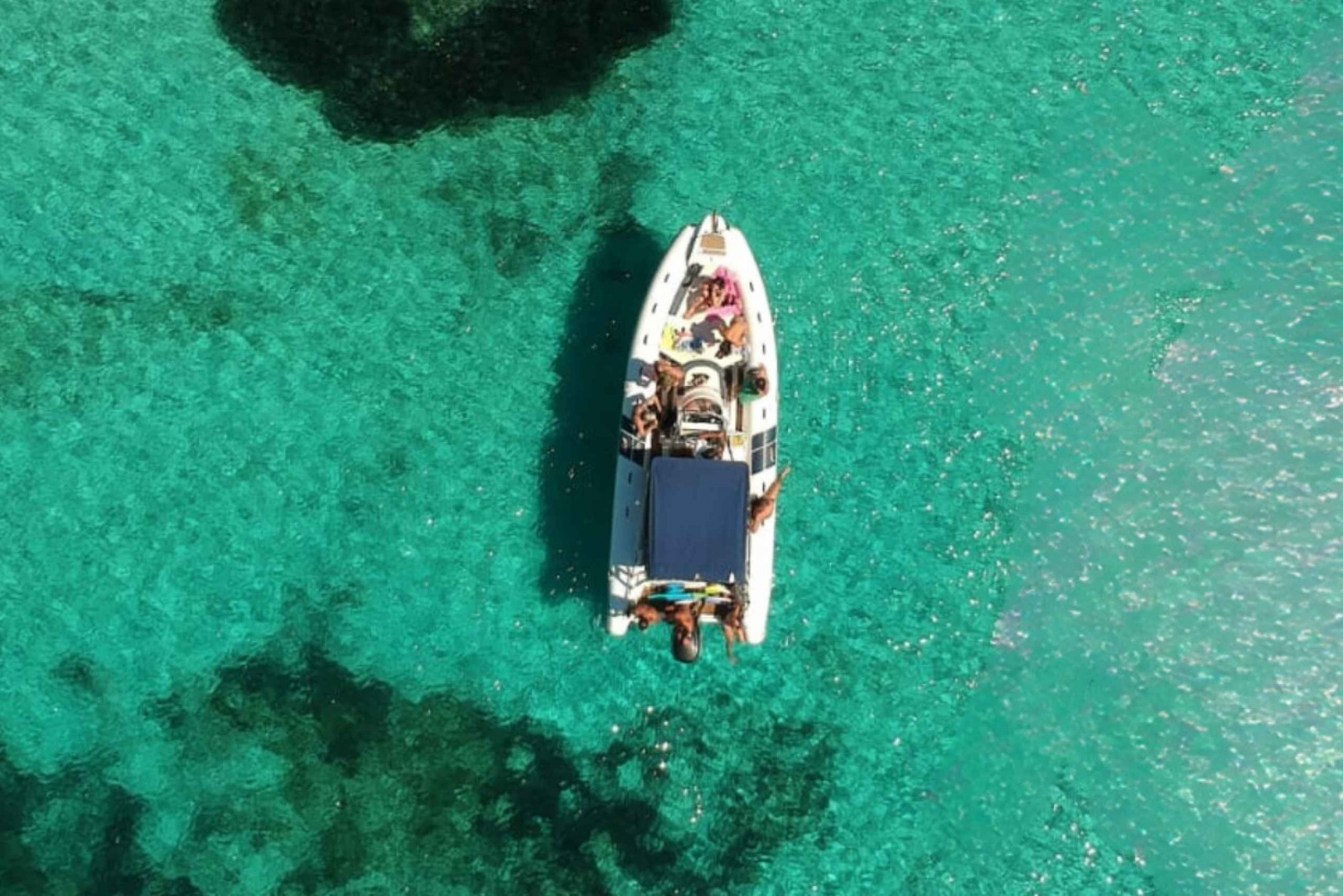 Z Trapani: Wycieczka łodzią na Wyspy Egadzkie Favignana i Levanzo