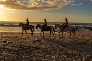 Włochy: spokojna jazda konna nad morzem