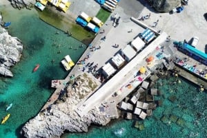Excursion en bateau d'une heure à la découverte des grottes du Salento