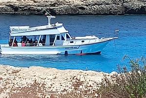 Lampedusa: cruzeiro de barco com paragens para nadar e almoço italiano