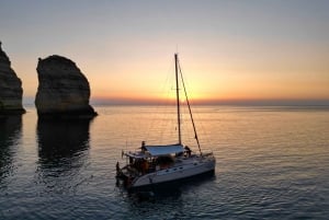 Lampedusa: Delfinskådning med aperitif i solnedgången