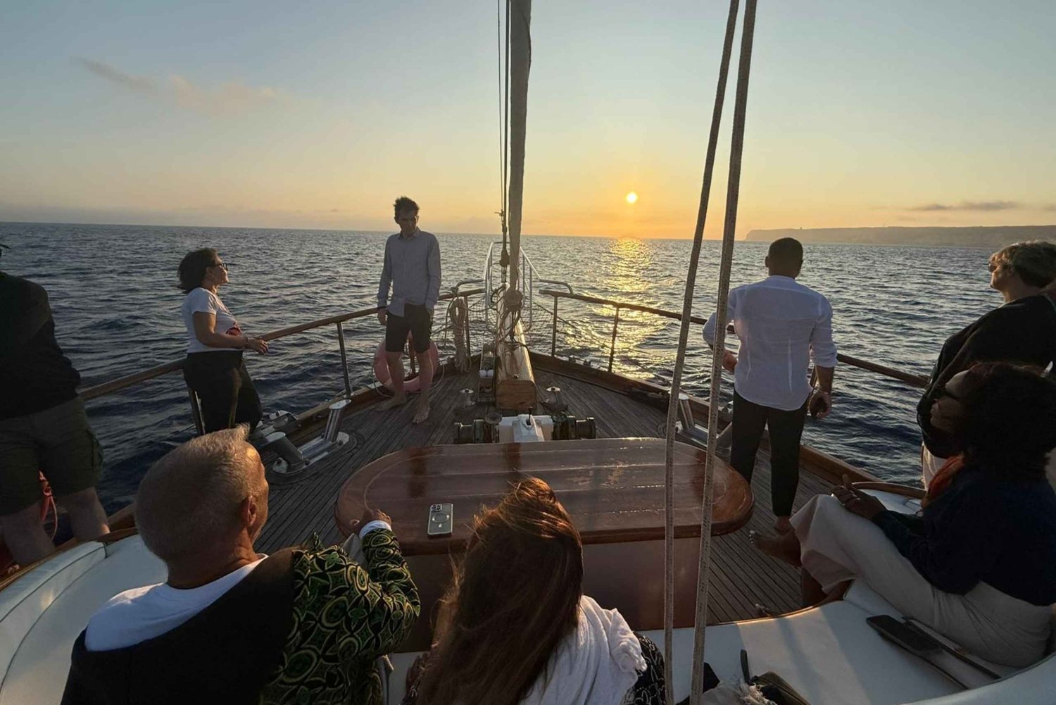 Lampedusa: Gulet trip with aperitif at sunset and dolphin watching