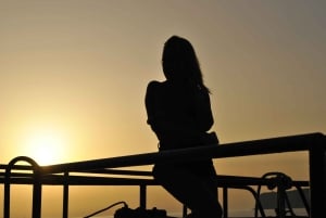 Lampedusa: Sunset Dolphin Sighting on a Pirate Ship