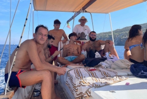 Isola di Lipari: Escursione in barca di un'intera giornata