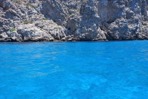 Marettimo : visite privée en bateau des 8 grottes avec plongée avec tuba