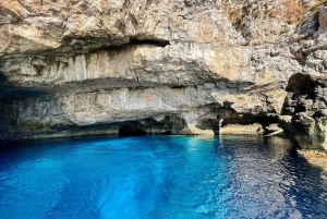 Marettimo : visite privée en bateau des 8 grottes avec plongée avec tuba